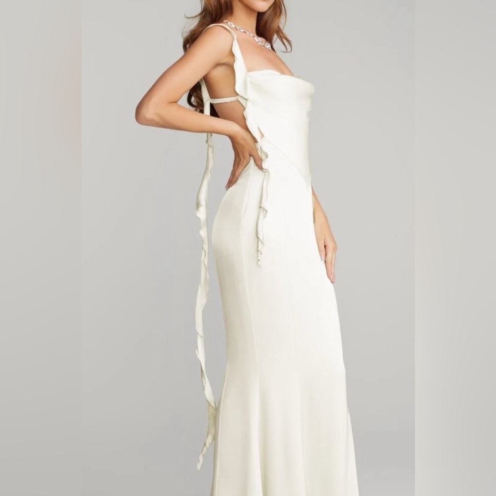 Nana Jacqueline White Maxi Dress - Picture 4 of 9